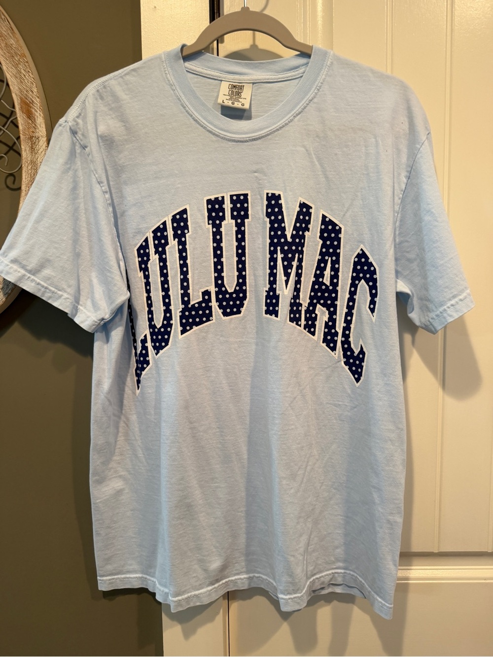 Light Blue Short-Sleeve Graphic Tee